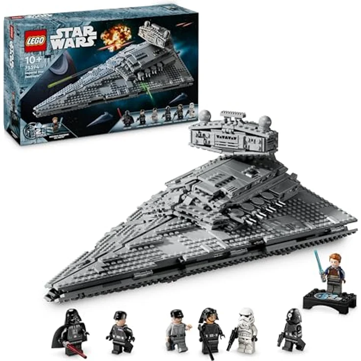 LEGO Star Wars Imperialer Sternzerstörer (75394); Bauspielzeug mit 7 LEGO Star Wars Minifiguren, detailgetreues Sternenschiff, kreatives Bau- und Spielset – Bild 1
