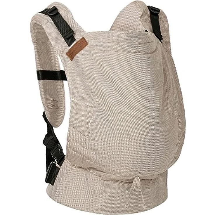 Hoppediz Babytrage Buckle, Fullbuckle für Neugeborene (3,5 - 20 kg), ergonomisch verstellbar mit 2 Schnallen Optionen – Bild 1