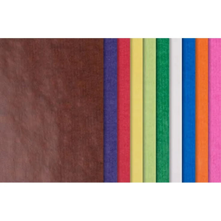 Folia Transparentpapier (Drachenpapier) 42g/m², 50x70cm, 100 Bogen gerollt, farbig sortiert – Bild 1