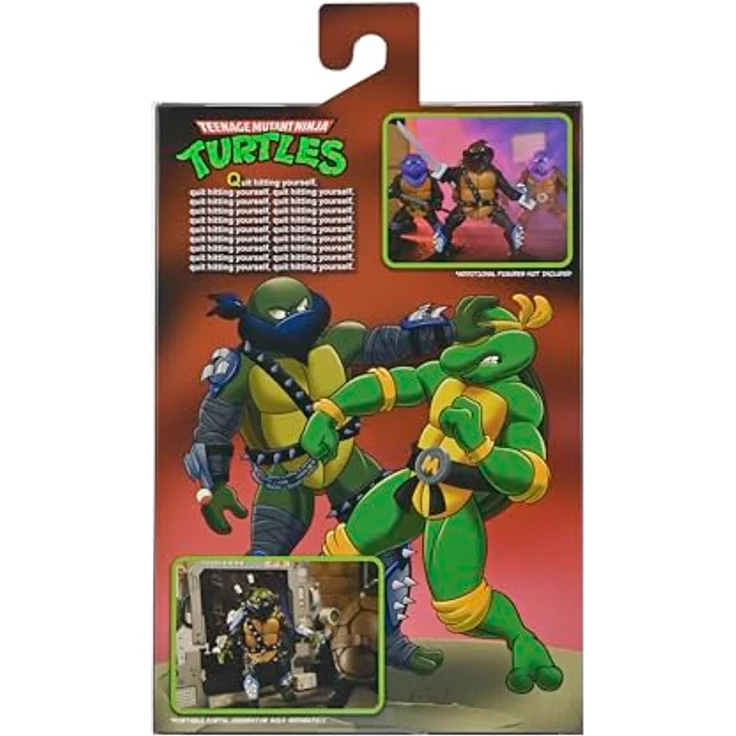 Neca Teenage Mutant Ninja Turtles Ultimate Dark Leo, 18 cm Actionfigur mit Zubehör in Fensterbox – Bild 3