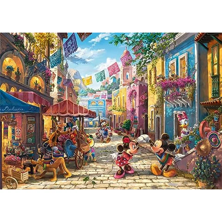 Schmidt Spiele 57397 Thomas Kinkade, Disney, Mickey and Minnie in Mexico, 6000 Teile Puzzle in Premium-Qualität – Bild 4