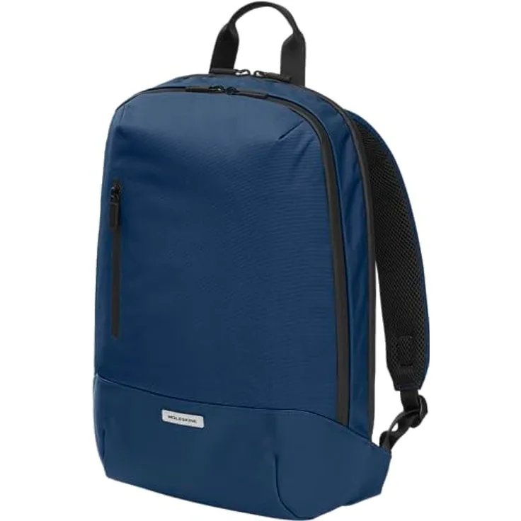 Moleskine Metro Rucksackkollektion, Rucksack für PC und Tablet geeignet, iPad bis zu 15 Zoll, Abmessungen 31 x 47 x 13 cm, Farbe Saphirblau