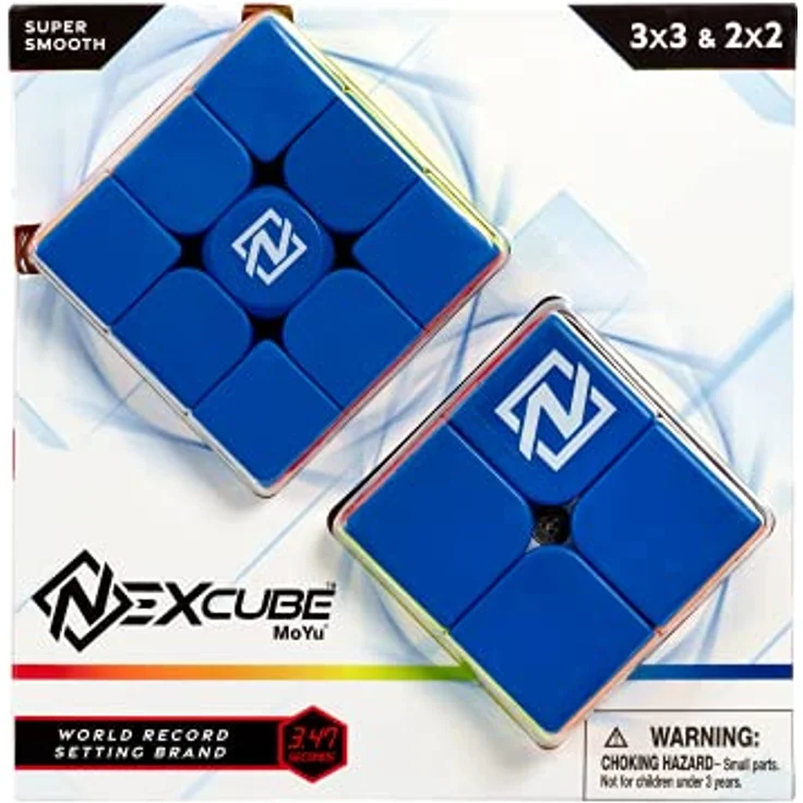 GOLIATH Speedcube Puzzle Nexcube Combo, Geschicklichkeitsspiel mit 3x3 und 2x2 Würfeln, einstellbare Empfindlichkeit – Bild 7