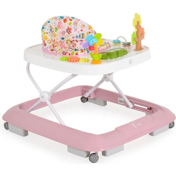 Moni Lauflernhilfe Forest, faltbar mit Spielcenter, 6 Lieder, 3-fach verstellbar, rosa – Bild 2