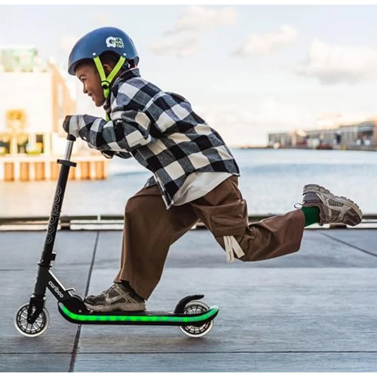 CARIBOO Cariboo LEDStar, Zweirad-Roller mit 11 LED-Modi und Bewegungssensor, klappbar – Bild 5