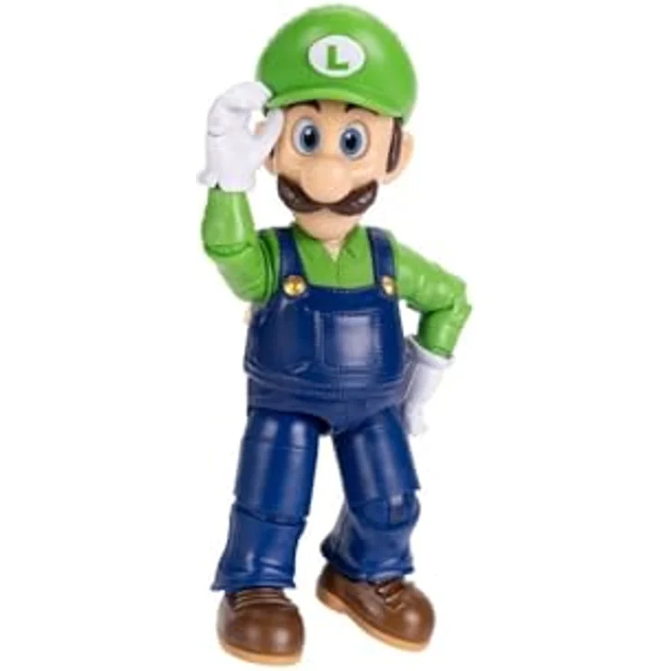 Jakks Pacific Super Mario Galaxy Film Actionfigur Luigi, 13 cm Sammelfigur – Bild 3