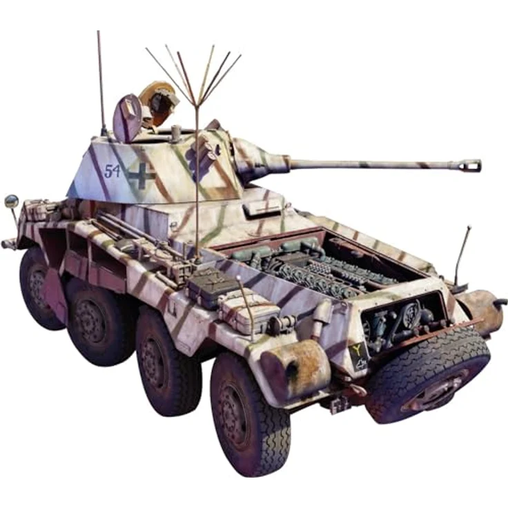 Other 1:35 Sd.Kfz.234/2 Puma Interior Kit, detailliertes Modellfahrzeug mit beweglichen Kettengliedern und mehreren Varianten – Bild 1