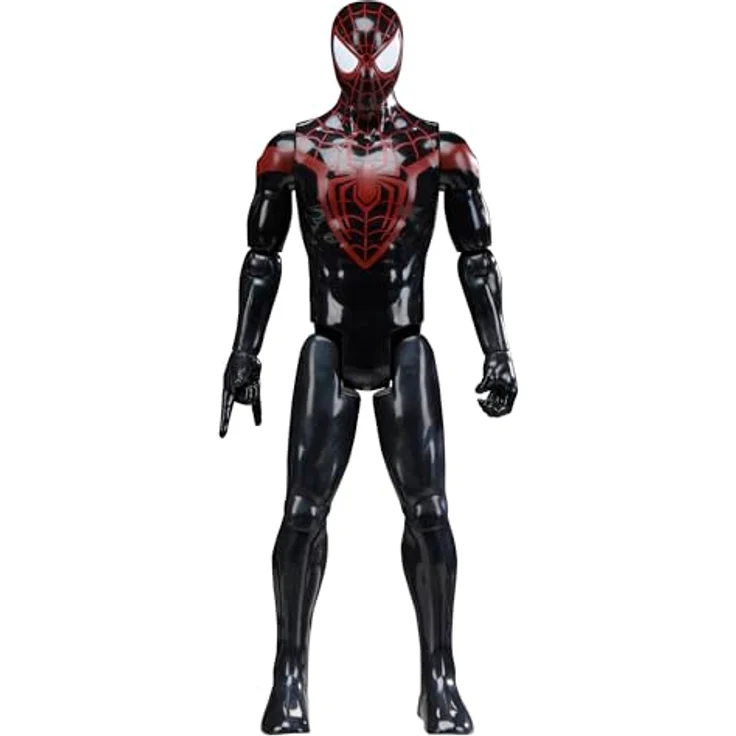 Marvel Spider-Man Titan Serie Miles Morales Action-Figur, 30 cm groß mit 11 beweglichen Punkten, Superhelden-Spielzeug für Kinder ab 4 Jahren – Bild 1