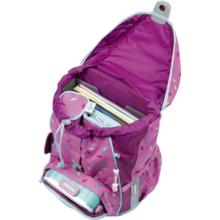 DerDieDas Schulranzen ErgoFlex Light Set 6-teilig Sweet Sprinkles, pink, mit großem Hauptfach und komfortablen Trägern – Bild 5