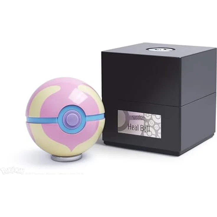 Nintendo Pokémon: Die-Cast Collectible Heal Ball Replica mit Berührungs- und Näherungssensorik, 8 cm Durchmesser, edles Etui mit konfigurierbaren Lichteffekten – Bild 4