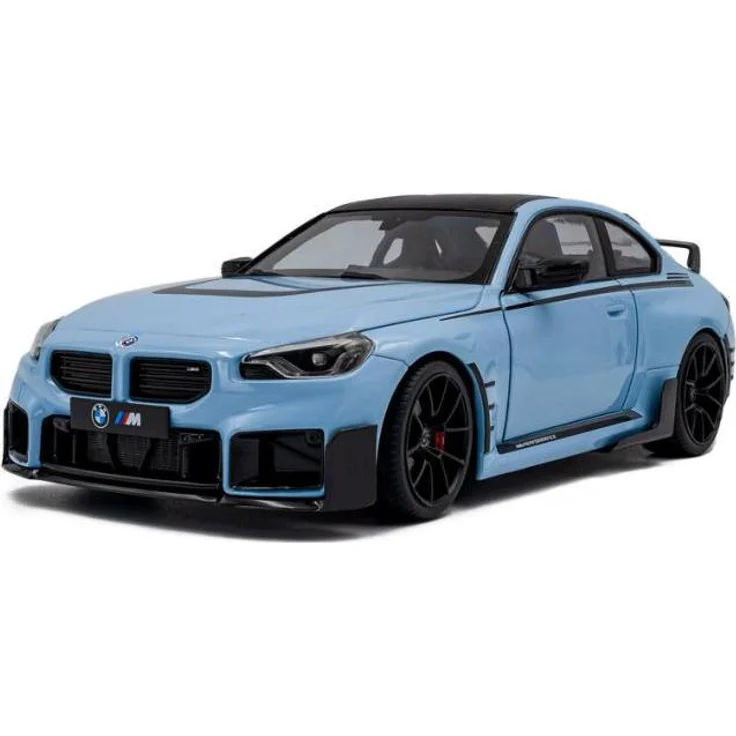 Solido 1:18 BMW M2 (G87), detailgetreues Spielzeugauto in zandvoort blau, 31,5 cm hoch, 47,3 cm lang, 32,5 cm breit