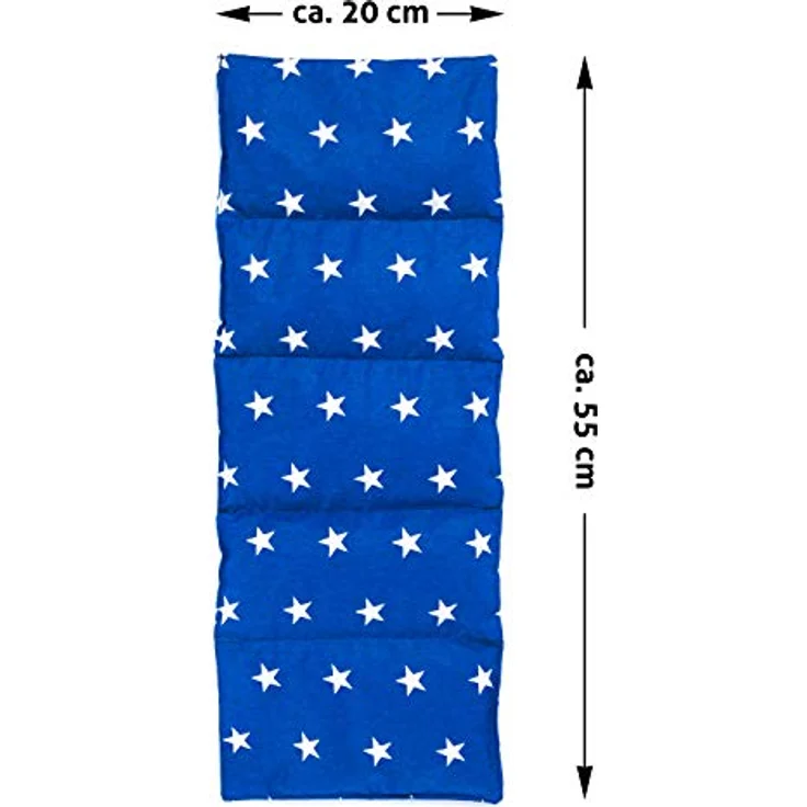 Amilian Kirschkernkissen Mikrowelle 55 x 20cm Wärmekissen Rücken Kirschkernkissen Nacken Schulter Wärmekompresse Körnerkissen Kinder Erwachsene Massagekissen Kältekissen Kirschkernkissen gross – Bild 2