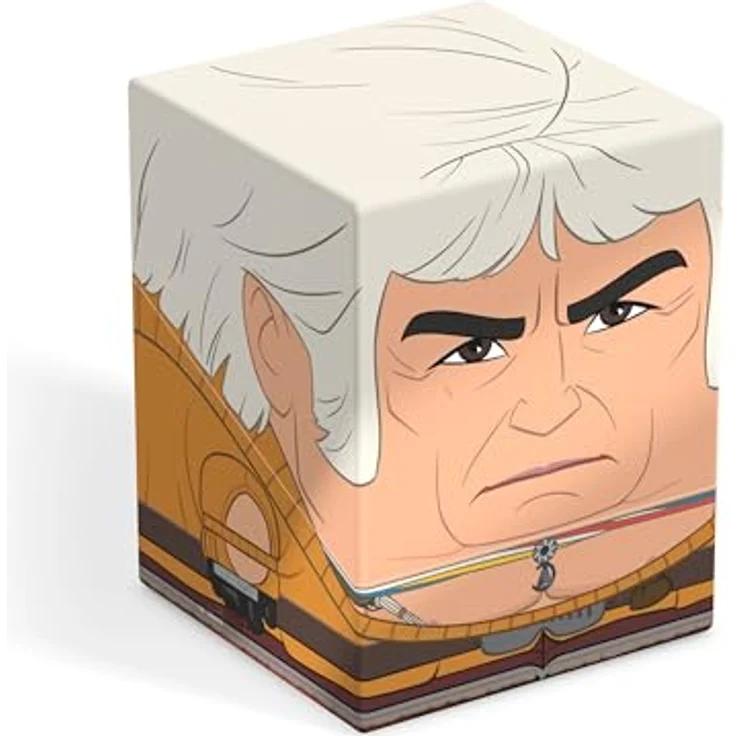 Ultimate Guard Squaroes Squaroe Star Trek: The Original Series ST016 - Khan, Deckbox für bis zu 100 doppelhüllige Sammelkarten, offizielles Lizenzprodukt – Bild 1