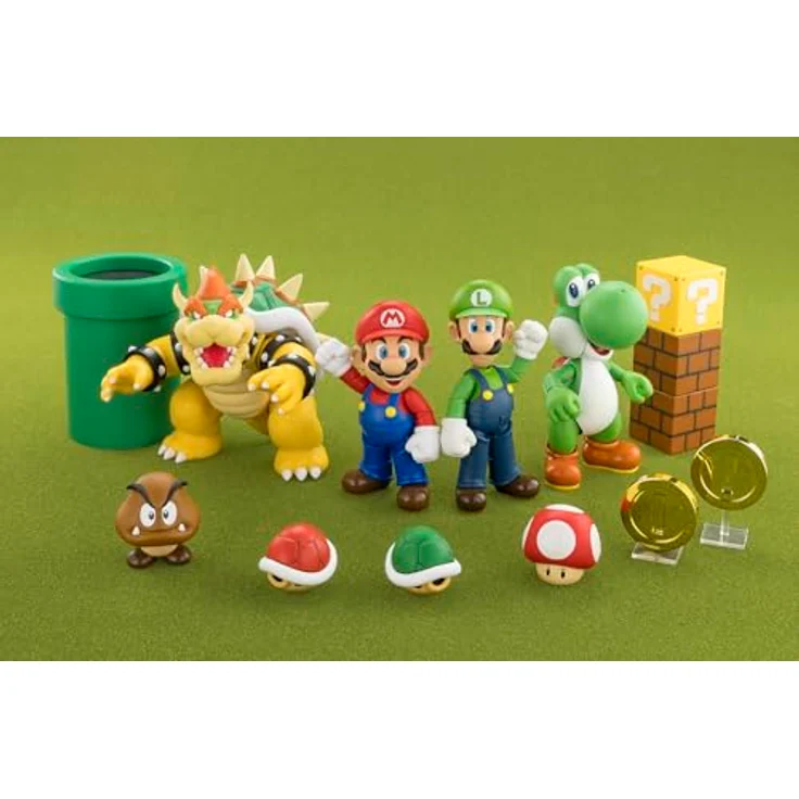 Bandai Tamashii Nations Super Mario S.H. Figuarts, Actionfigur 10 cm, beweglich, in Fensterbox – Bild 7