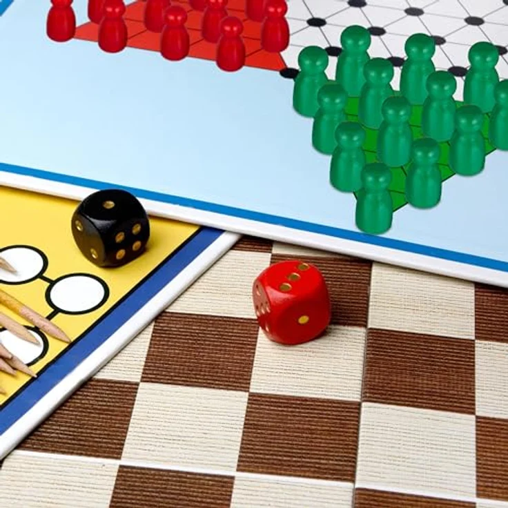 Relaxdays Spielfiguren für Brettspiele, 160er Set, 8 Farben, Holz, inklusive Beutel für Halma und Ludo, bunt – Bild 2