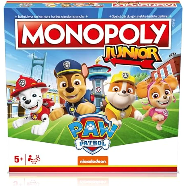 Winning Moves Monopoly Junior - Paw Patrol (DA/SE) (WIN5411), Brettspiel – Bild 2