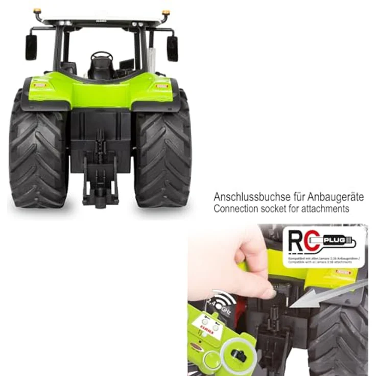 Jamara RC-Traktor Claas Arion 660 1:16 2,4GHz, ferngesteuert mit RC-Plug-System, offiziell lizenziert – Bild 6