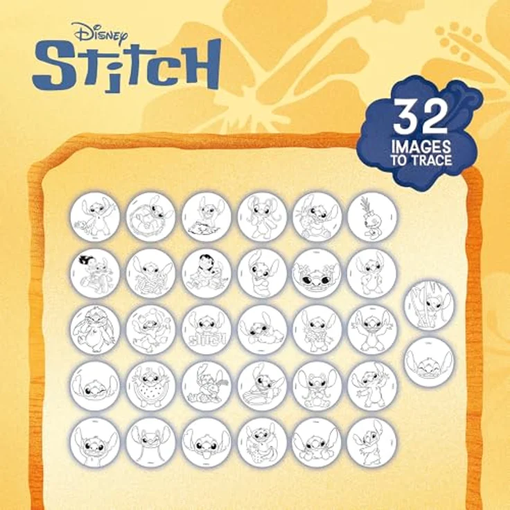 Lisciani Stitch Projector Drawing School, Lernspiel mit LED-Projektor für kreative Zeichnungen und Themenabenteuer – Bild 4