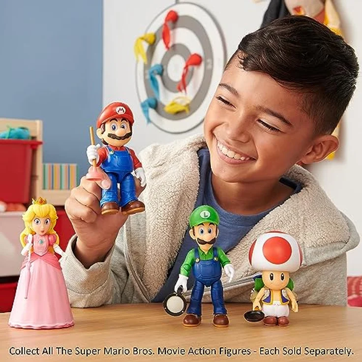 Super Mario Movie Nintendo Peach Figur 13cm – Bild 11
