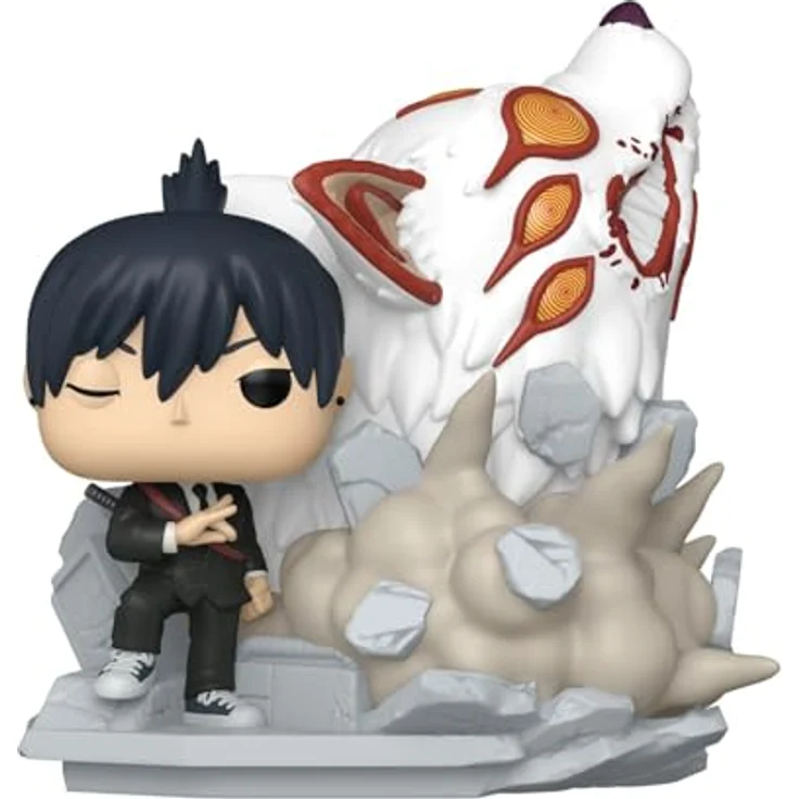 Funko Pop! Moment: Chainsaw Man - AKI Hayakawa (Fox Devil) - ca. 9,5 cm PVC-Vinyl-Sammelfigur - Offizielle Merchandising-Artikel für Anime-Fans - Ideal als Geschenk – Bild 2