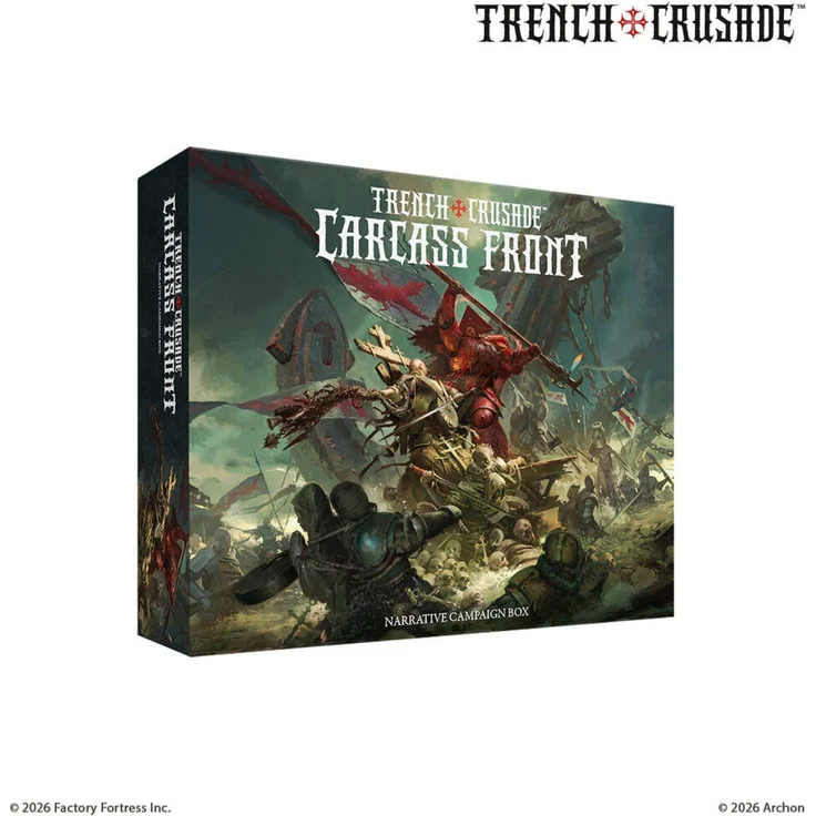 Archon Studio Trench Crusade: Carcass Front, strategisches Brettspiel für 2-4 Spieler