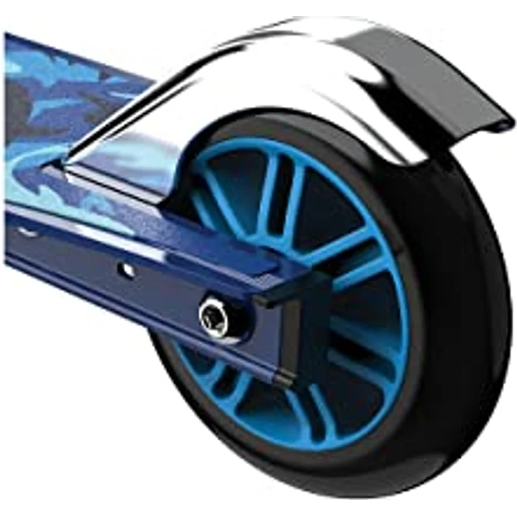 Razor A Kick Scooter, Blau, Shark Camo Sonderedition - Leichtes Design, höhenverstellbarer Lenker, Hinterradbremse – Bild 8
