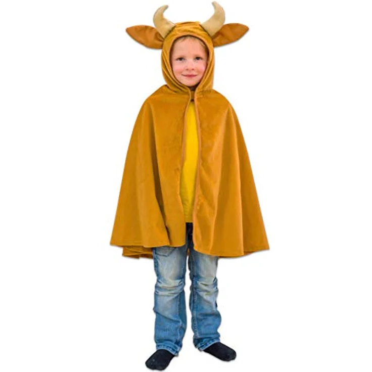 Betzold Ochsen-Kinderkostüm, Gr. 104-128, waschbares Theaterkostüm für Karneval und Fasching – Bild 1