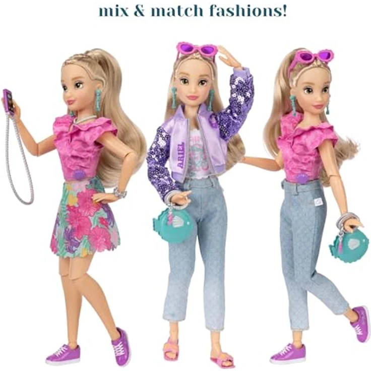 Jakks Pacific Disney ily 4EVER Arielle Puppe, ca. 29 cm, Ankleidepuppe – Bild 4