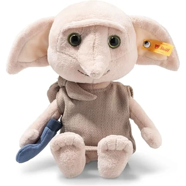 Steiff Kuscheltier Dobby, Harry Potter, 26 cm Plüschtier mit Kunststoffaugen, mehrfarbig, handgefertigt, waschbar bei 30°C – Bild 1