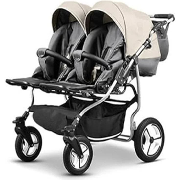 Elcar Zwillingskinderwagen 5 in 1 Twin Star inkl. Autositze und Iso Bases - 14 Teile - in 16 Farben, variabel und komfortabel – Bild 3