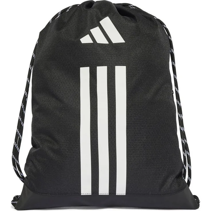 adidas Sportswear Sporttasche TR GYMSACK CBLACK/FTWWHT/SOLRED, mit praktischem Kordelzugverschluss und Reißverschlusstasche, aus recycelten Materialien hergestellt