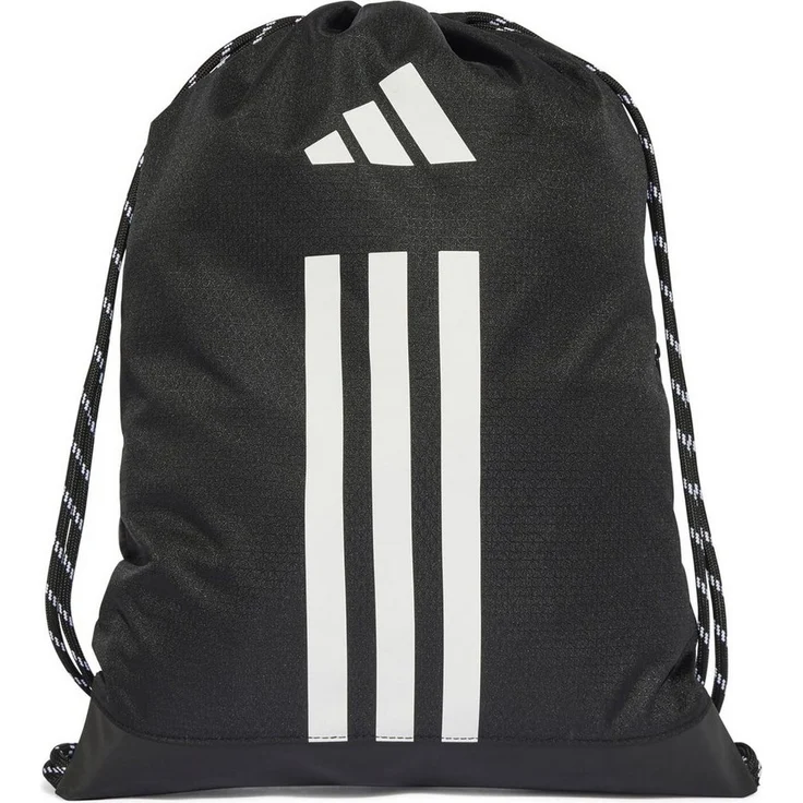 adidas Sportswear Sporttasche TR GYMSACK CBLACK/FTWWHT/SOLRED, mit praktischem Kordelzugverschluss und Reißverschlusstasche, aus recycelten Materialien hergestellt – Bild 1