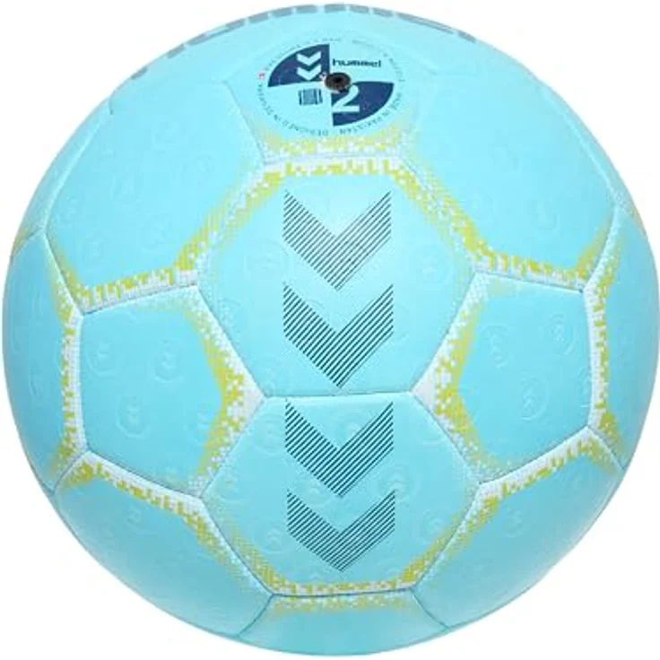 hummel Handball Energizer Hb Erwachsene Größe 3, Trainingsball mit Latexblase, PU Schaum, blau – Bild 2