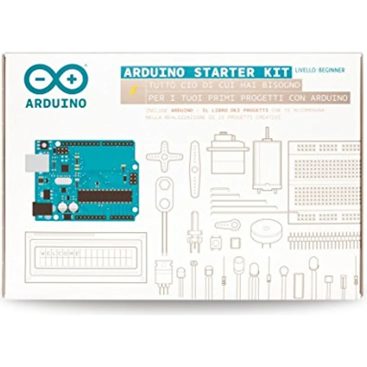 Offizielles Arduino Starter Kit für Anfänger K010007 [Projektbuch auf Italienisch] – Bild 1