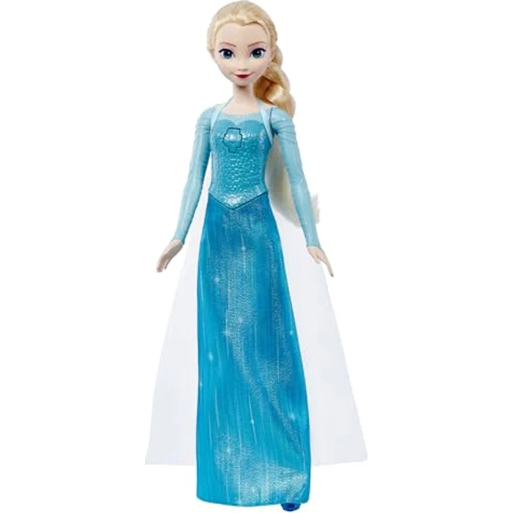 Disney Frozen Spielzeug, singende ELSA-Puppe in charakteristischer Kleidung, singt Let It Go aus dem Disney-Film Die Eiskönigin, Geschenke für Kinder, HLW55 – Bild 4
