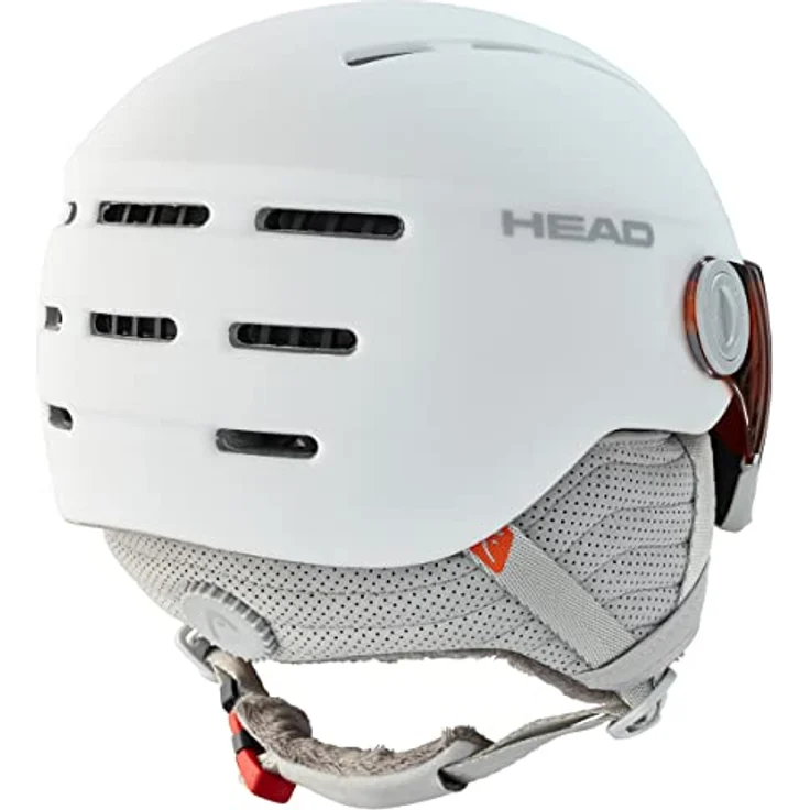 HEAD QUEEN Visier Skihelm für Erwachsene, Frauen, White, XS/S – Bild 3