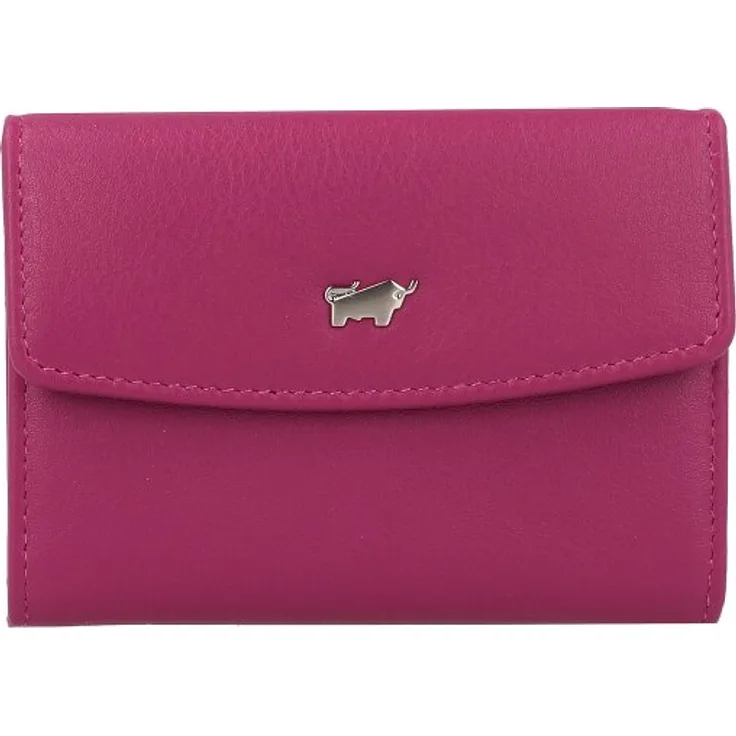 Braun Büffel Joy Geldbörse, RFID Schutz, 100% Leder, 10.5 cm, pink