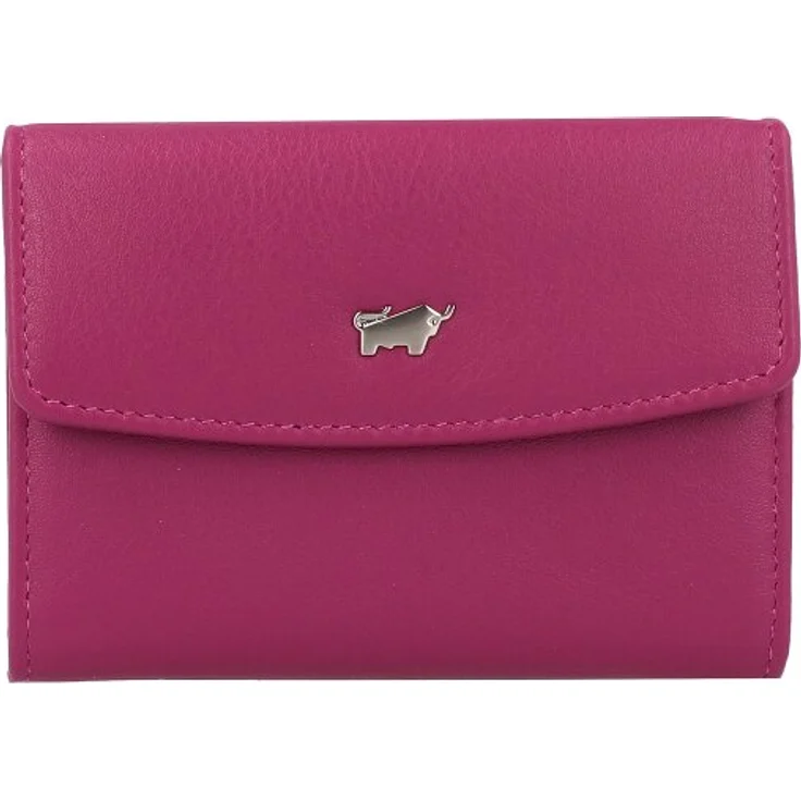 Braun Büffel Joy Geldbörse, RFID Schutz, 100% Leder, 10.5 cm, pink