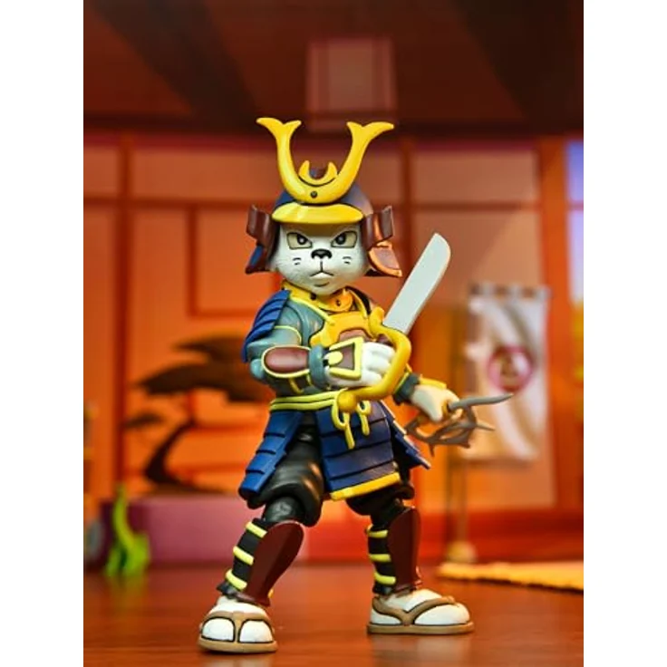 NECA Ultimate Samurai Adventure Usagi Yojimbo, 18 cm Sammelfigur mit alternativen Köpfen und Waffen, limitierte Edition – Bild 3