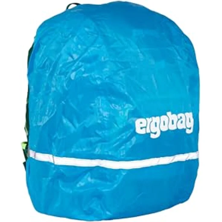 ergobag Schulranzen Regencape, wetterfest und sportlich mit auffälligen Prints – Bild 4