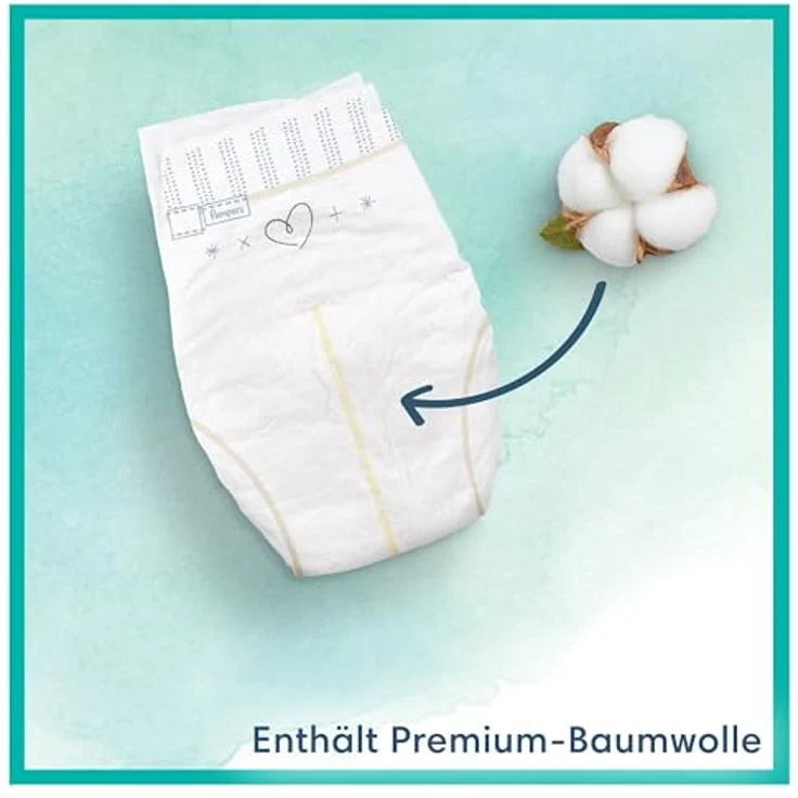 Pampers Harmonie Gr. 2 Mini, 4-8 kg, Monatsbox (1x 132 Windeln) – Bild 4