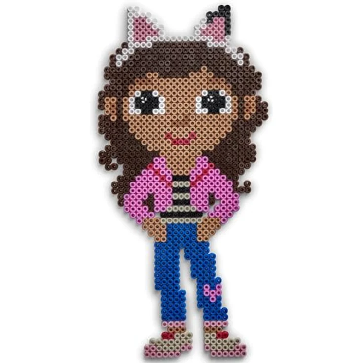 Dan Import Bügelperlen Hama Kreativset GABBY'S DOLLHOUSE, 4000 Perlen, bunte Bügelperlen für kreative Projekte – Bild 3
