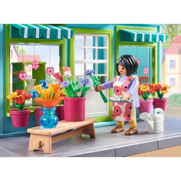 Playmobil® Blumenladen (71807), Playmobil My Life Konstruktions-Spielset, (220 St), Made in Germany – Bild 4