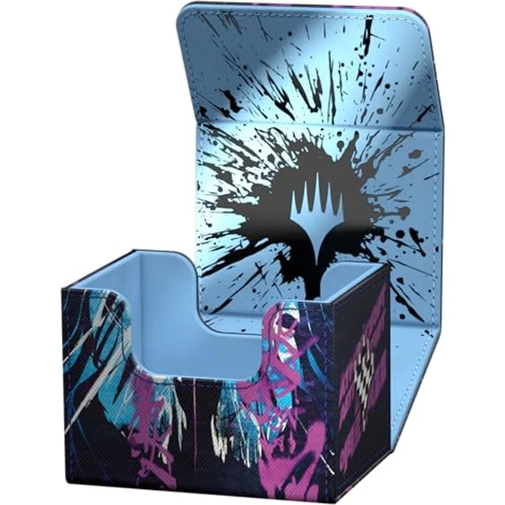 Ultimate Guard Sidewinder 100+, Deck-Box für Magic: The Gathering, bis zu 100 double-sleeved Karten, Xenoskin-Material, Aetherdrift - Oildeep Gearhulk – Bild 4