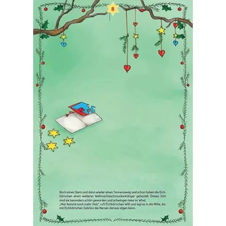 Sonstige Verlage Mein Sticker-Adventskalender, für Kinder ab 3 Jahren, über 300 Sticker und 24 Weihnachtsszenen – Bild 4