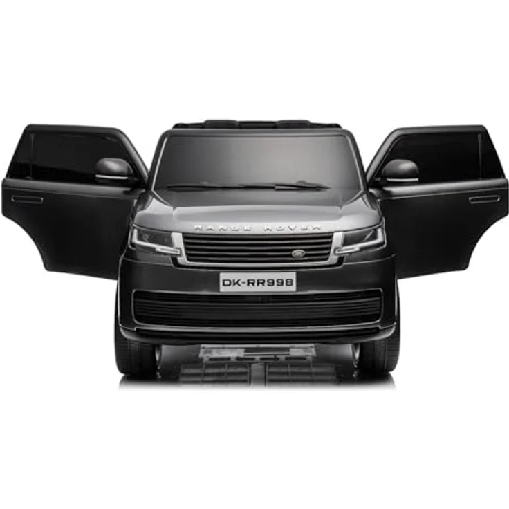 OTTO Elektro-Kinderauto "Land Rover Range Rover" 2 Sitzer - grau mit Ledersitz, EVA Reifen und Allradantrieb – Bild 6