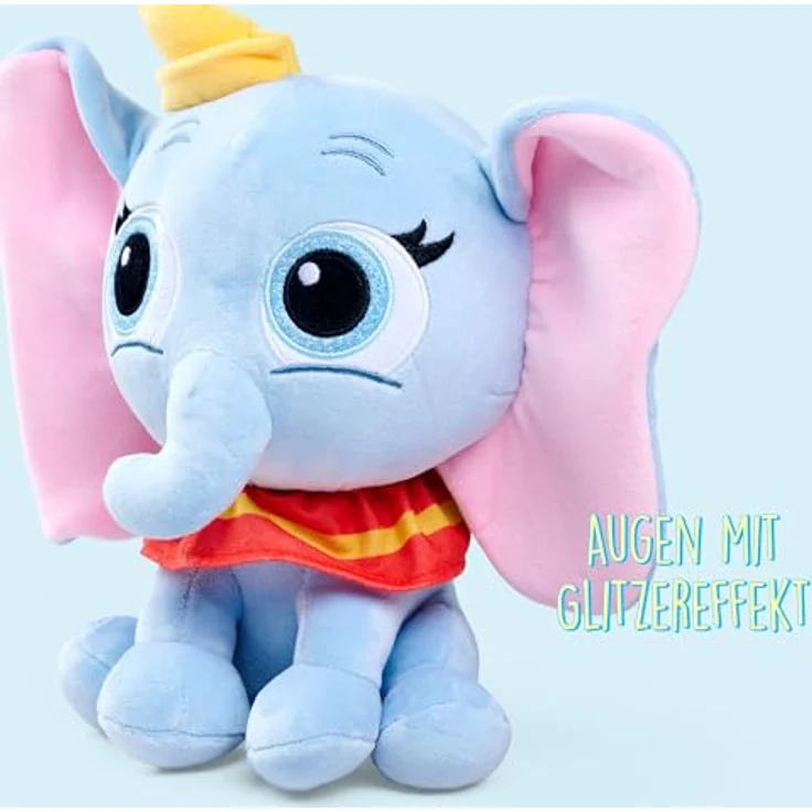 Simba Disney Doorables Dumbo, 25 cm Plüschfigur, kuschelig weich und vielseitig einsetzbar, geeignet für Kinder ab den ersten Lebensmonaten – Bild 4