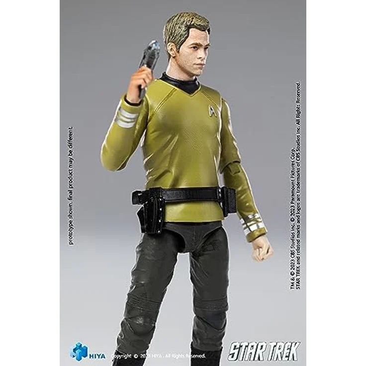 Hiya Toys Star Trek (2009): James T. Kirk PX Actionfigur 1:18, detailreiche Mini-Figur mit Zubehör, 10 cm – Bild 2
