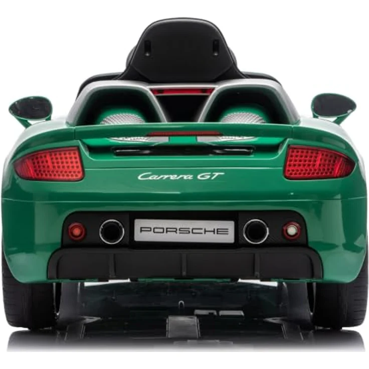 Sun Baby Porsche Carrera GT Kinderauto, Elektrofahrzeug mit 12V Akku, MP3-Funktion, Fernbedienung, grün – Bild 2