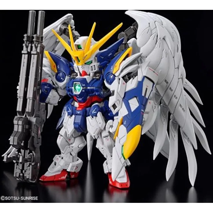 Bandai MGSD Wing Gundam Zero EW, Modellbausatz mit Twin Buster Rifle und variablen Flugmodi – Bild 2